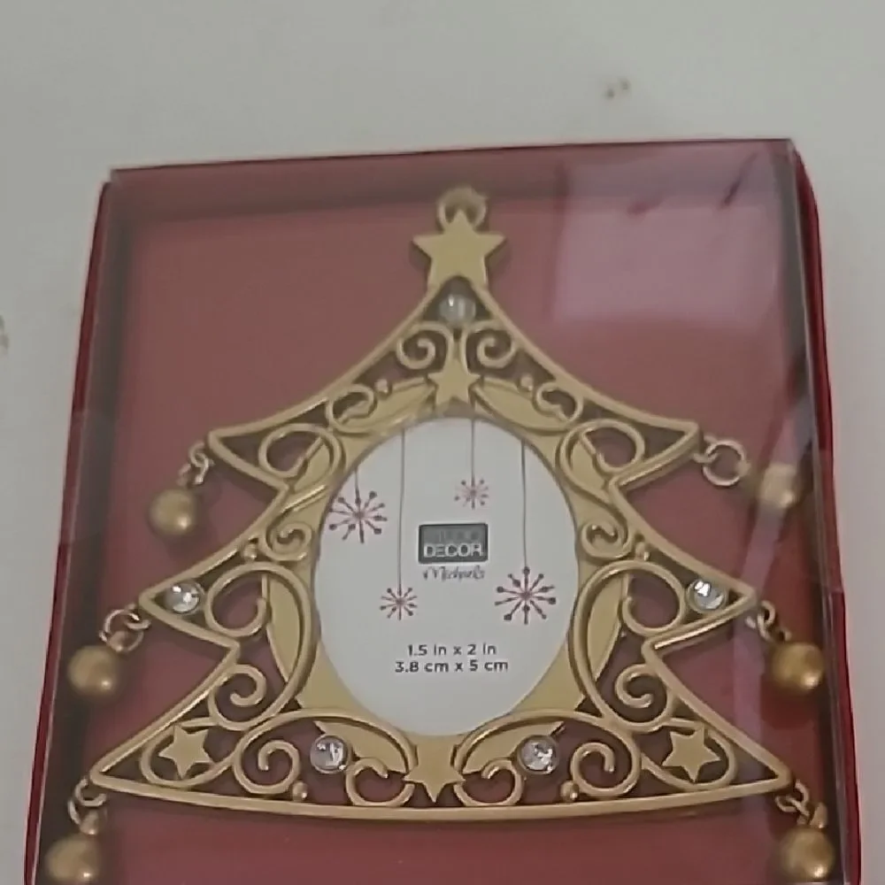 Gold Christmas Tree Ornament by Studio Decor